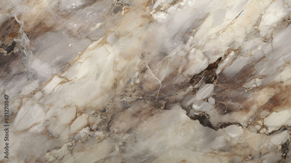 Elegant marble texture in taupe Colors. Luxury panoramic Background.
