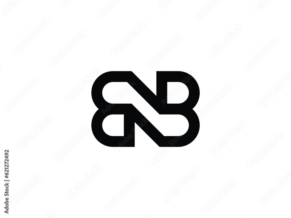 outstanding monogram BN or BNB or NB letters logo design outstanding monogram BN or BNB or NB letters logo design