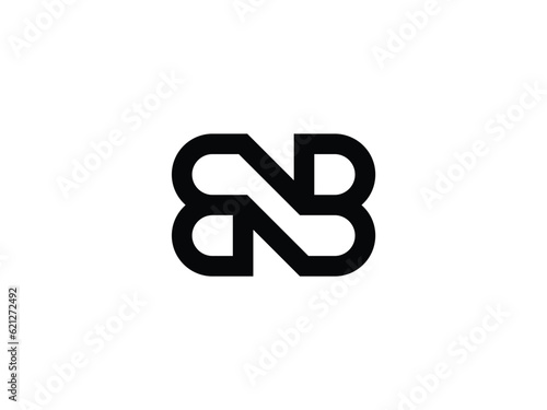 outstanding monogram BN or BNB or NB letters logo design © Nay