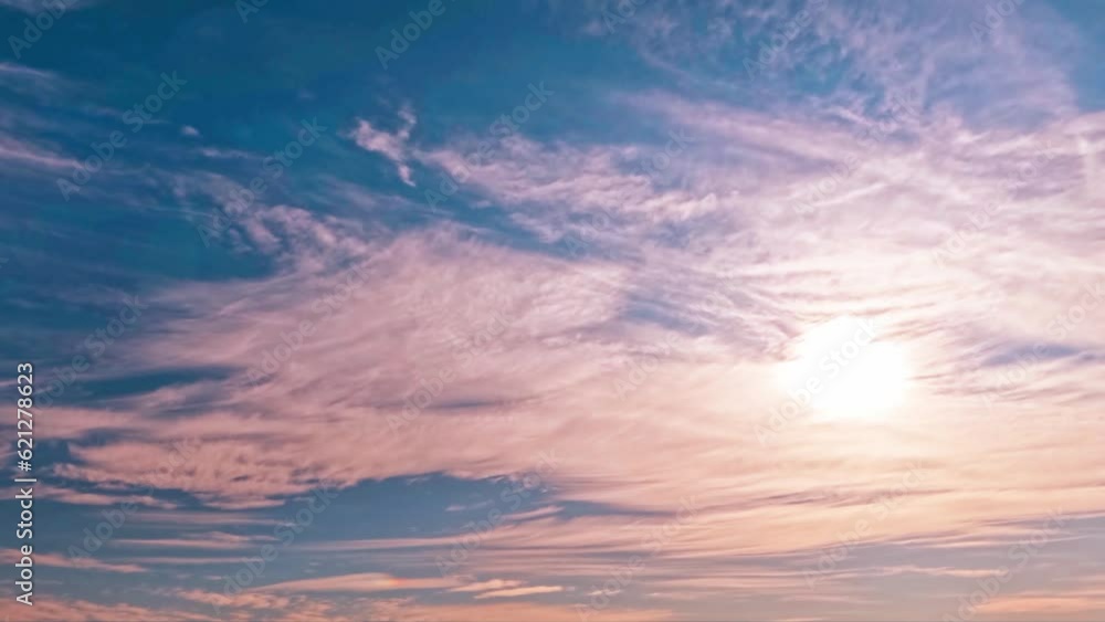 timelapse video of small clouds and sun for weather forecast timelapse video of small clouds and sun for weather forecast