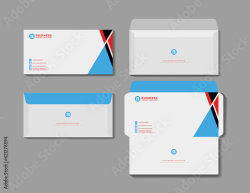 Envelop Design. Envelope for Business, company and personal use.