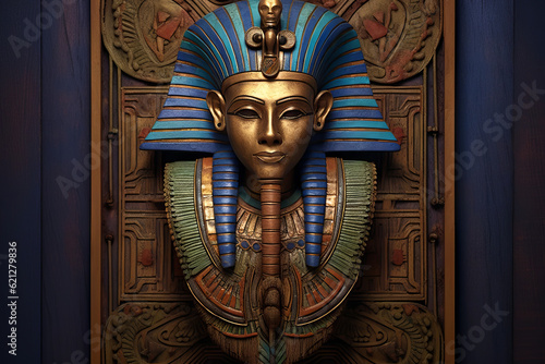 An ancient Egyptian sculpture