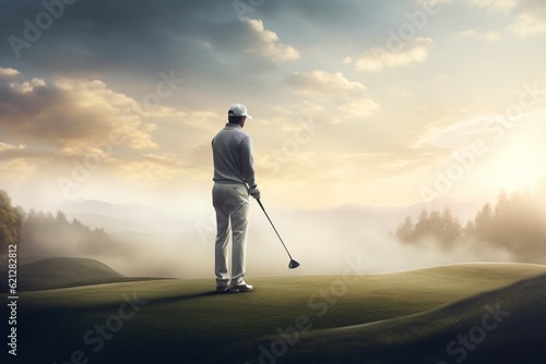 AI generated golfer