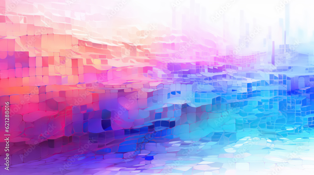  illustrations flexible surface of multicolored background