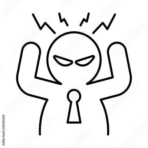 Angry icon
