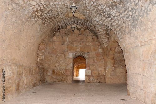 An old historical castle - Ancient Ajloun castle in Jordan (Islamic Arabic history) © Omar