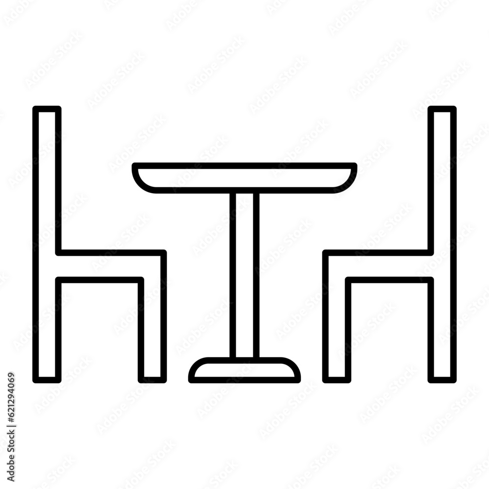 Dining table icon Dining table icon