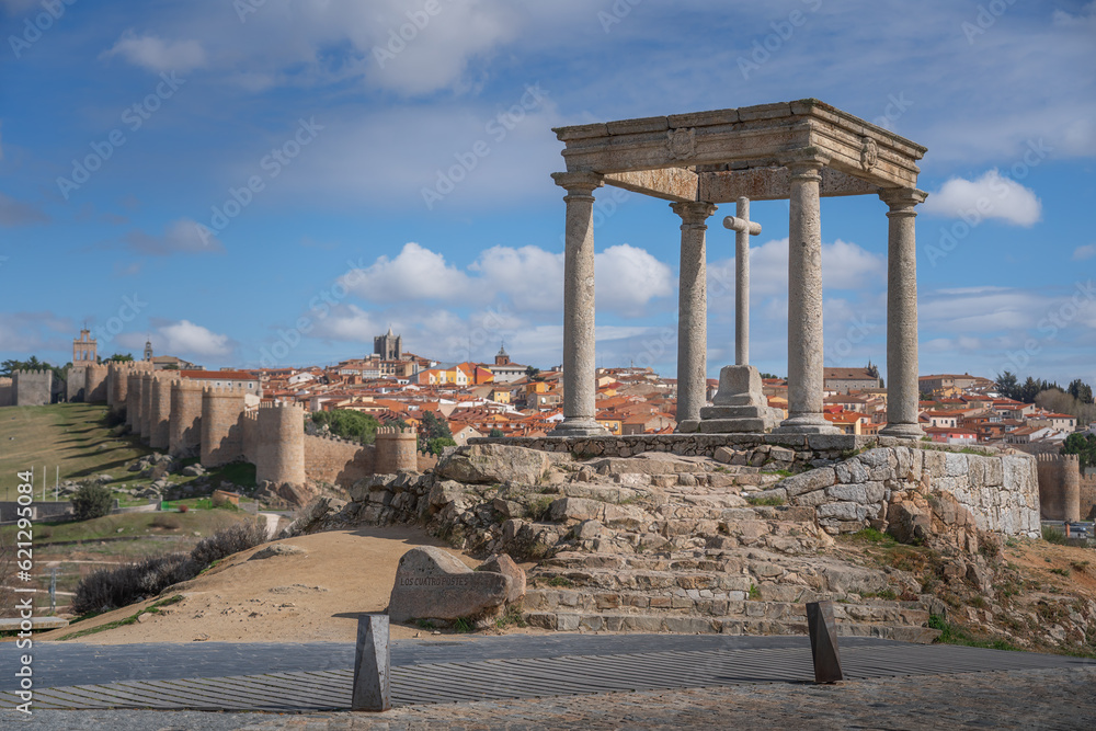 Cuatro Postes (The Four Posts) Cross and Viewpoint - Avila, Spain