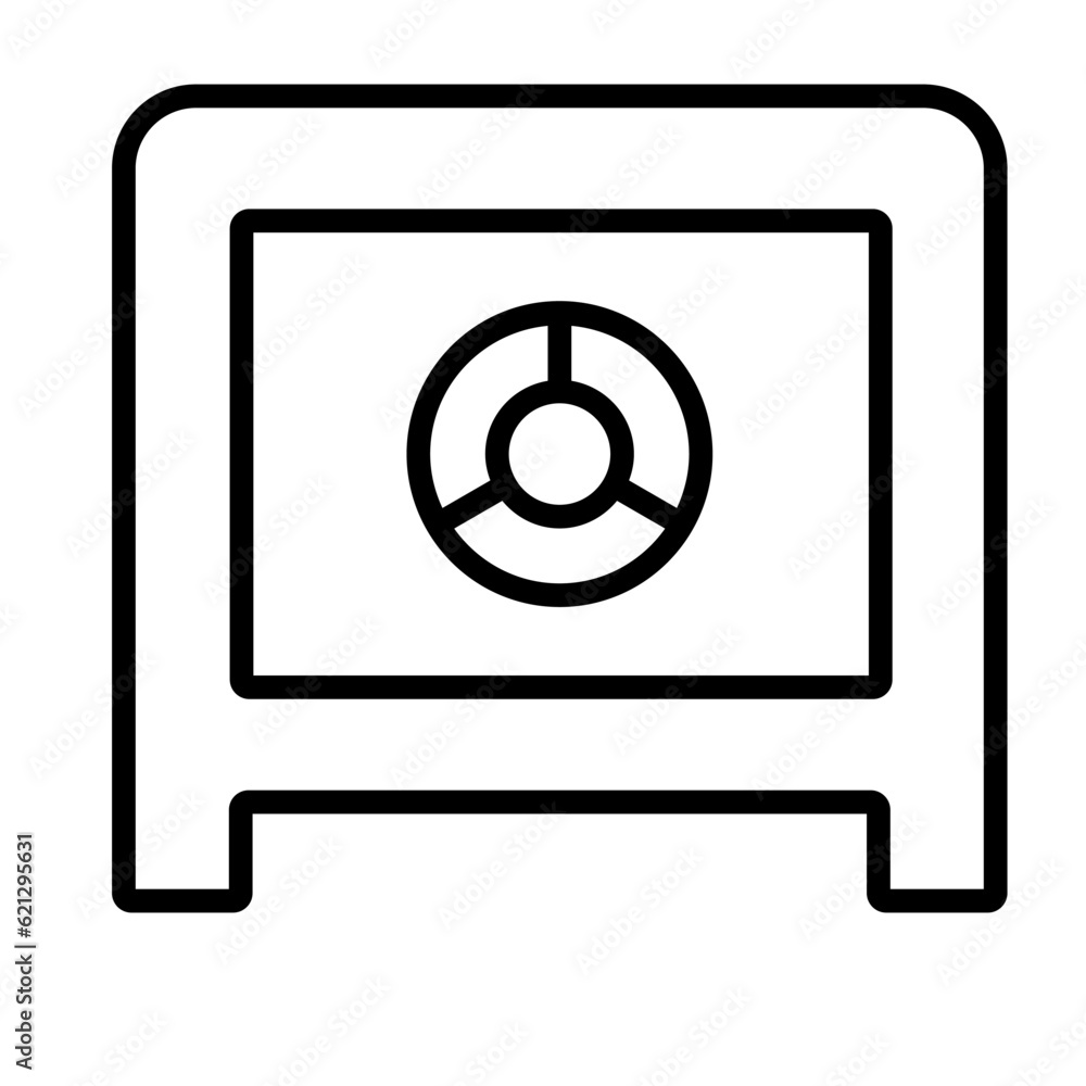 Safe box icon Safe box icon
