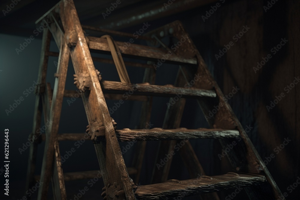 old ladder, Generative AI