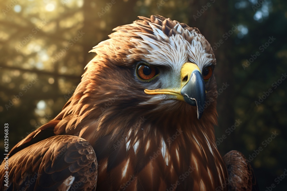 Naklejka premium close up of a eagle