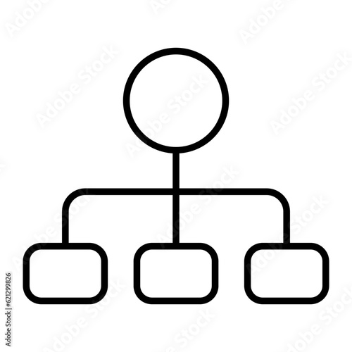 Organization chart icon