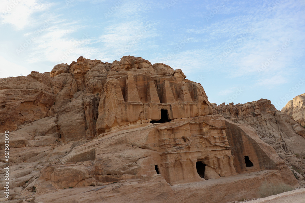 Petra, Jordan - 2021 : The Nabateans city (one of the most famous archaeological sites in the world)