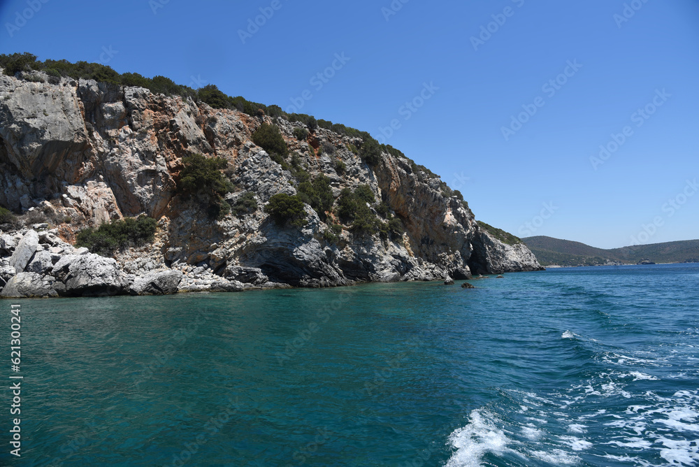 Felsenküste in der Türkischen Ägäis