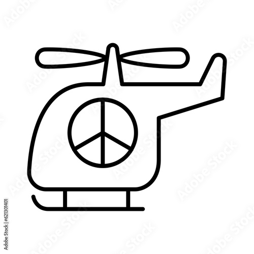 Charity helicoptor icon