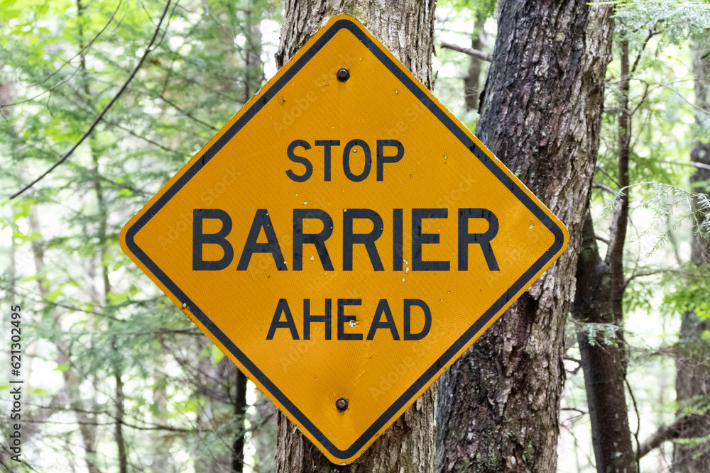 Stop Barrier Ahead