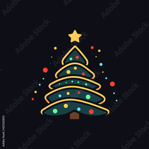 Enchanting Fir Green Christmas Tree Icon