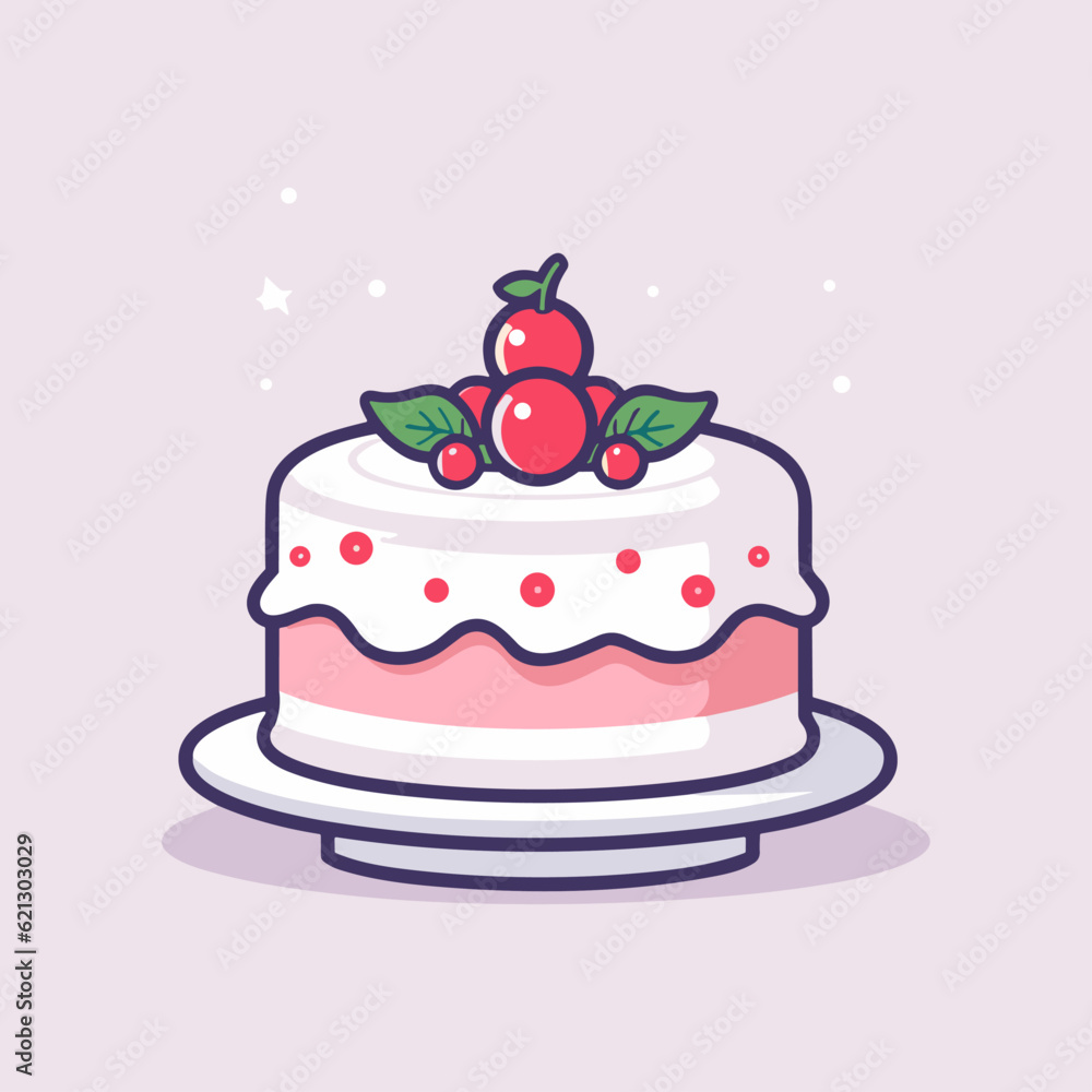 Tempting Treat Delicious Cake Icon Tempting Treat Delicious Cake Icon