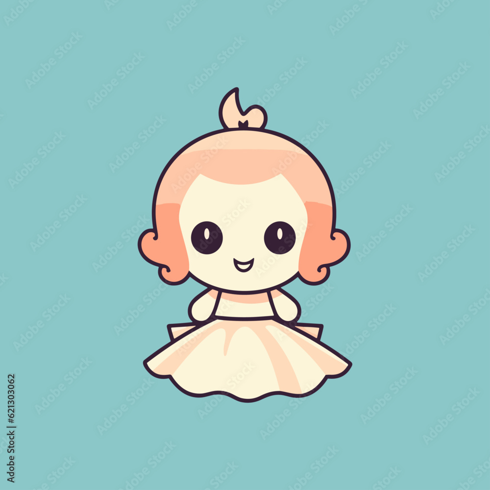 Charming Chibi Anime Doll Icon