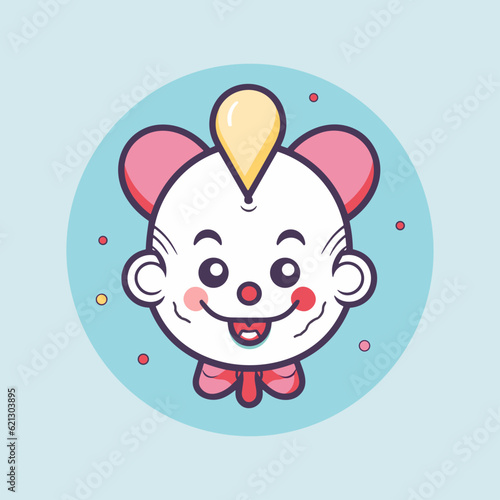 Mirthful Jester Flat Icon