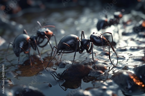 ants working, Generative AI