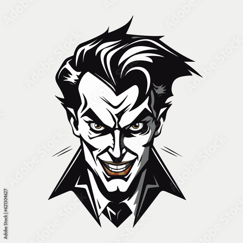 Cunning Fool Flat Icon, halloween icon