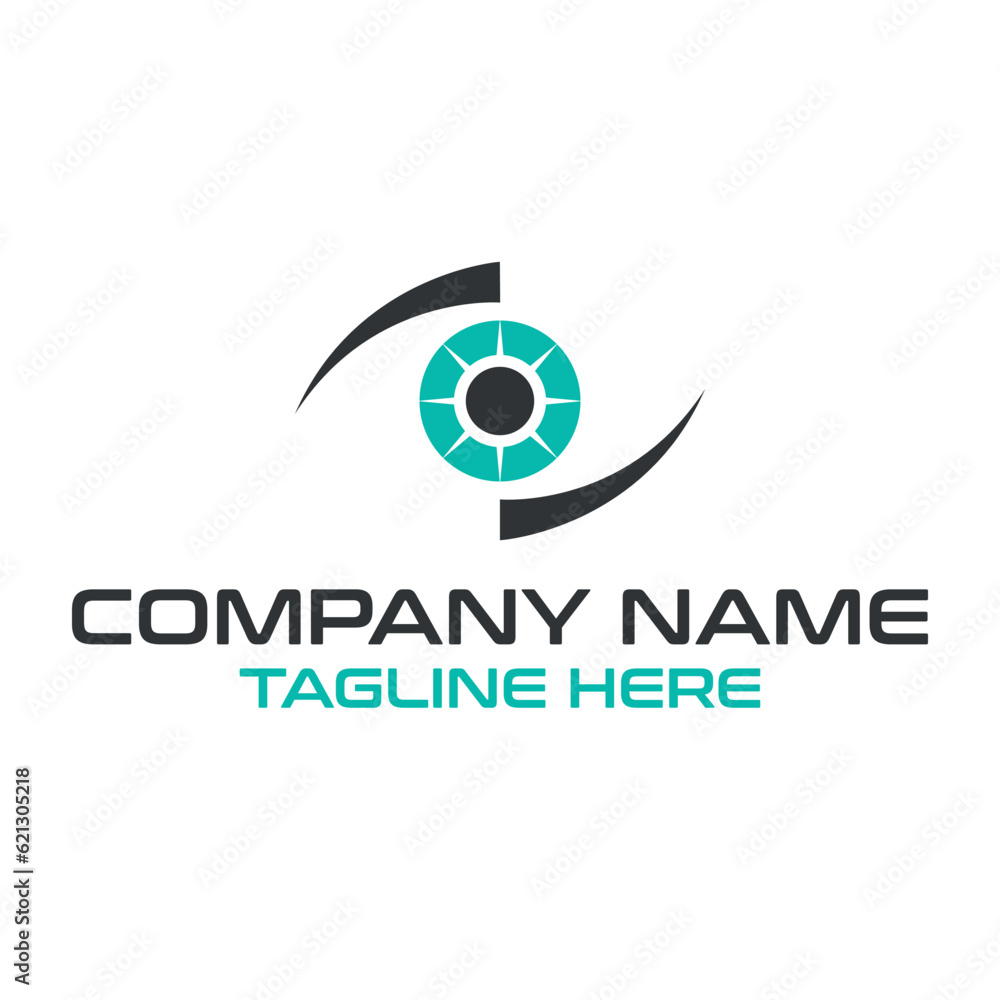 Vector eyevision logo icon for eye clinic logo template Vector eyevision logo icon for eye clinic logo template