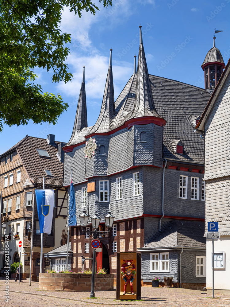 Obraz premium Frankenberg/Eder, Historisches Rathaus am Obermarkt