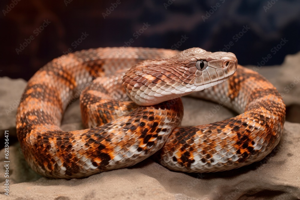 Brown common viper snake isolated on white background, skin texture close-up. Wildlife, reptile, biology, zoology, herpetology, environmental conservation, science, education, graphic resources Brown common viper snake isolated on white background, skin texture close-up. Wildlife, reptile, biology, zoology, herpetology, environmental conservation, science, education, graphic resources