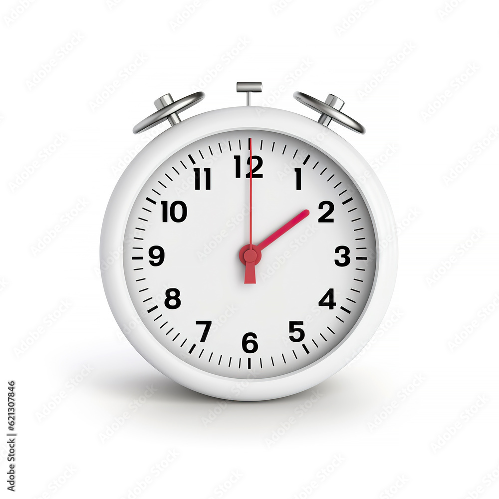 Timer on isolate white background Timer on isolate white background