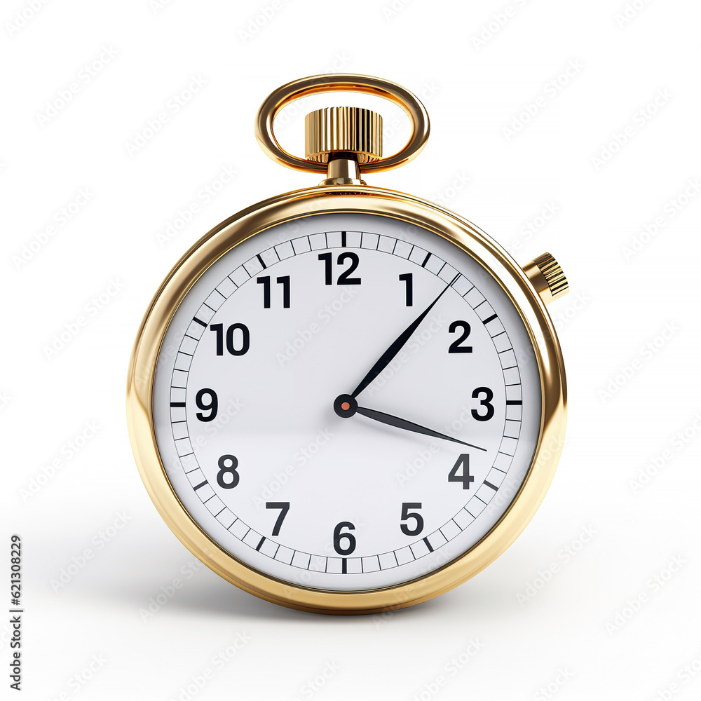 Timer on isolate white background Timer on isolate white background