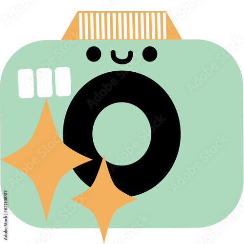 camping kawaii set element