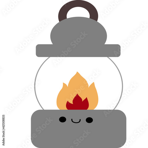 camping kawaii set element