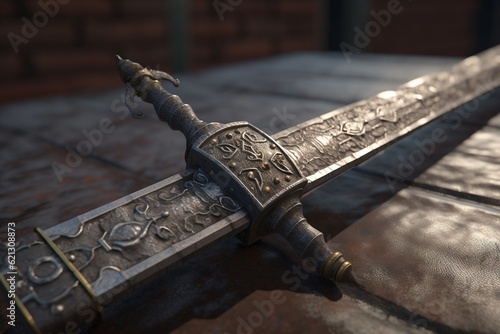 Medieval sword, Generative AI