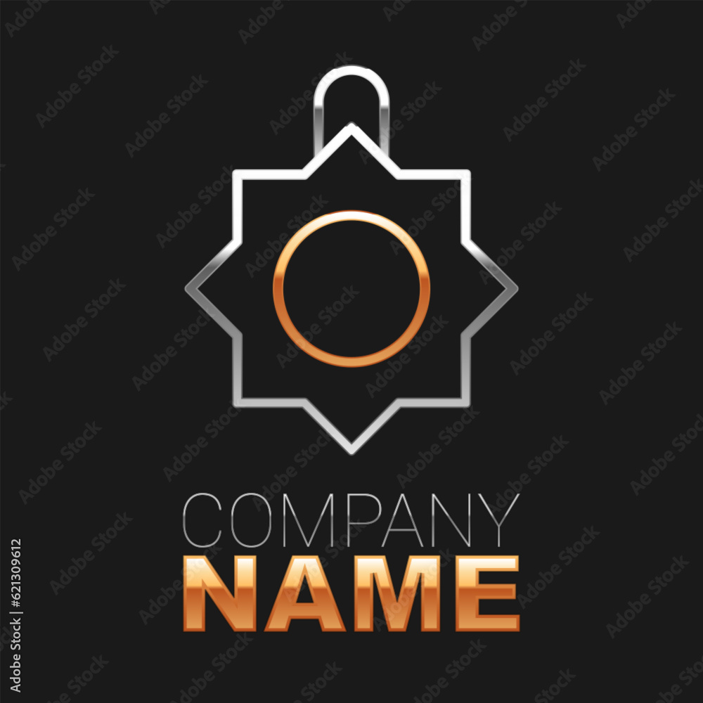 Line Christmas toy icon isolated on black background. Merry Christmas and Happy New Year. Colorful outline concept. Vector Line Christmas toy icon isolated on black background. Merry Christmas and Happy New Year. Colorful outline concept. Vector