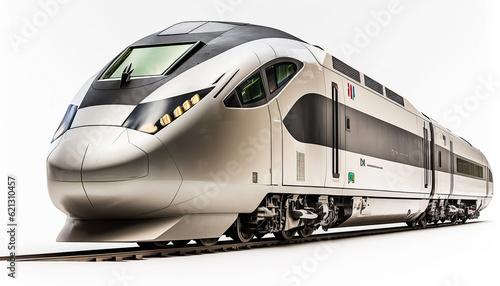 ai generated illustration smart modern speed bullet train