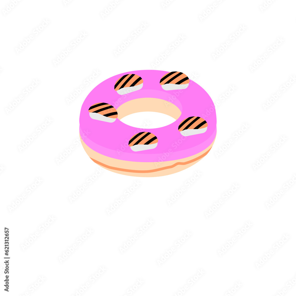 Fototapeta premium Donut sushi