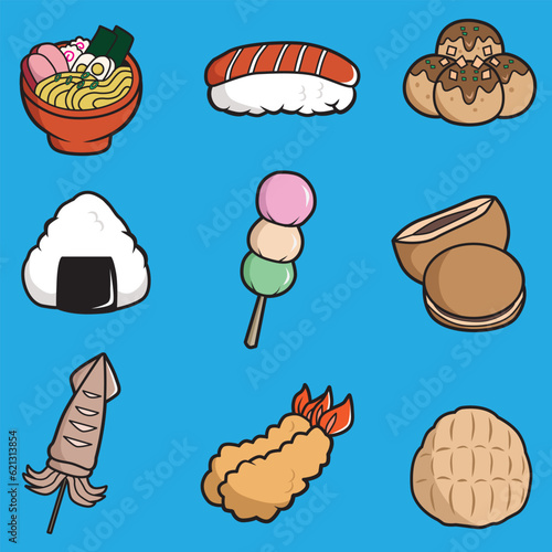 Japan food vector for your brand asset