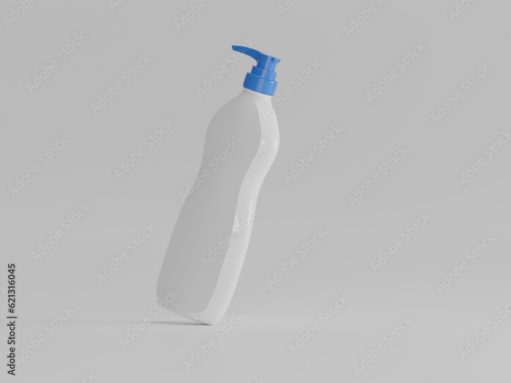 Spray bottle 3d illustration with white background Spray bottle 3d illustration with white background