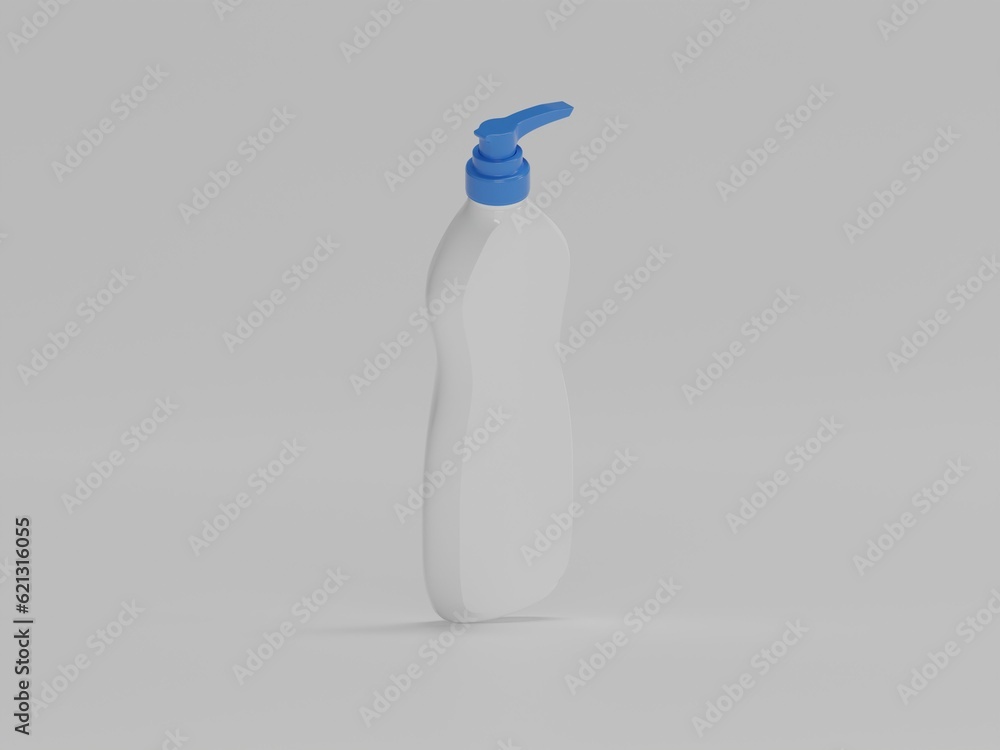 Spray bottle 3d illustration with white background Spray bottle 3d illustration with white background