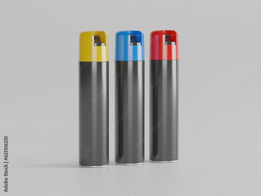 Mosquito spray bottle 3d illustration Mosquito spray bottle 3d illustration