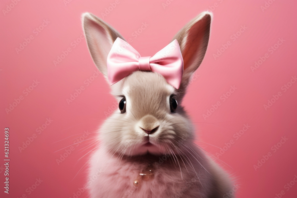 Cute rabbit. Generative AI Cute rabbit. Generative AI