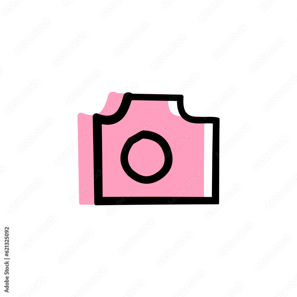 camera isolated on white