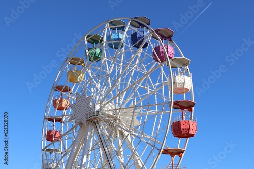 Ferris Wheel on Tibidabo mountain, Barcelona, Spain