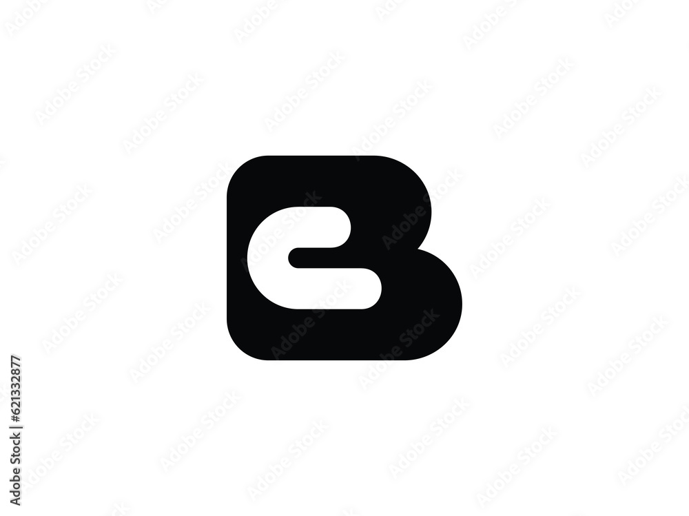 modern monogram BC or CB logo design modern monogram BC or CB logo design