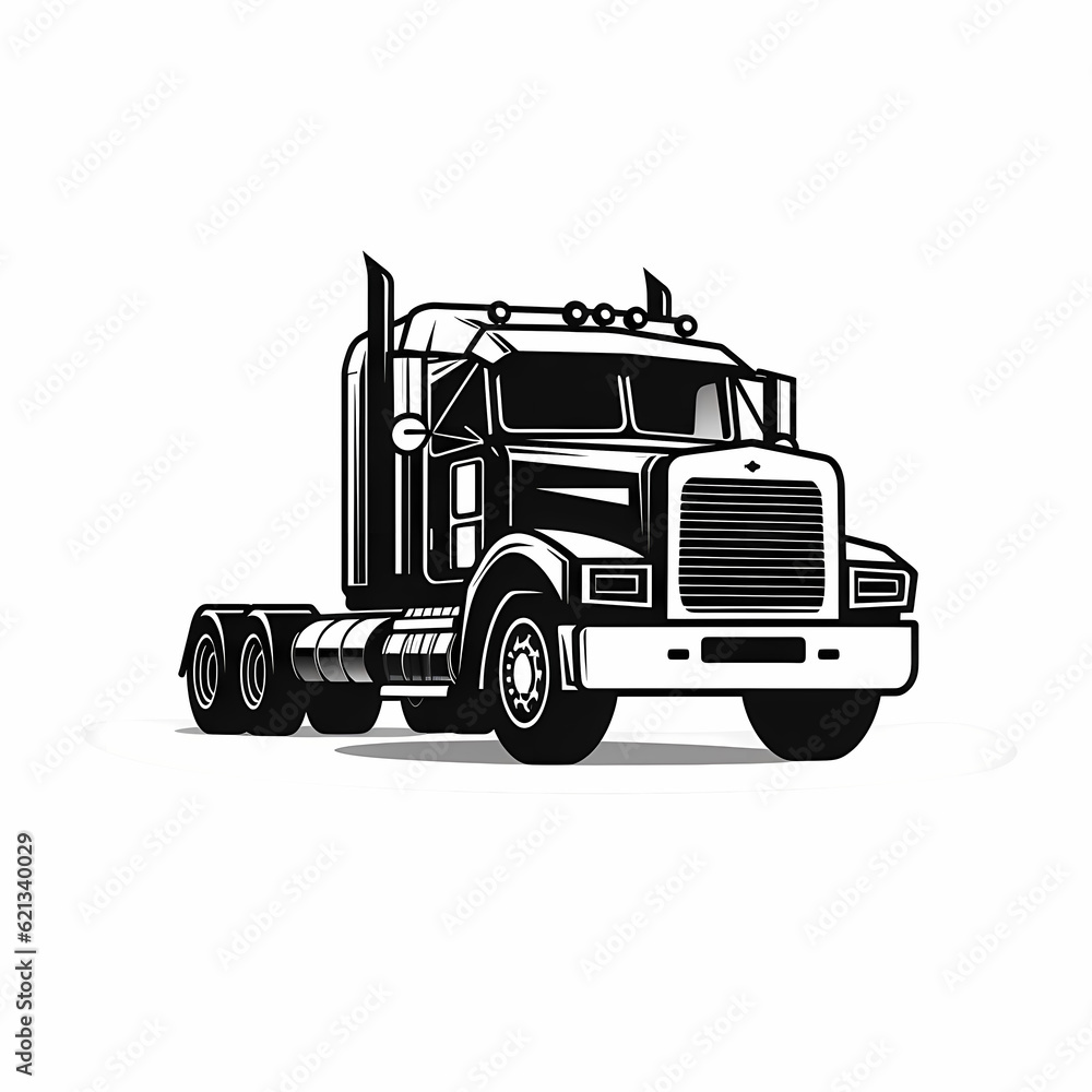 Truck Logo Illustration Design Truck Logo Illustration Design