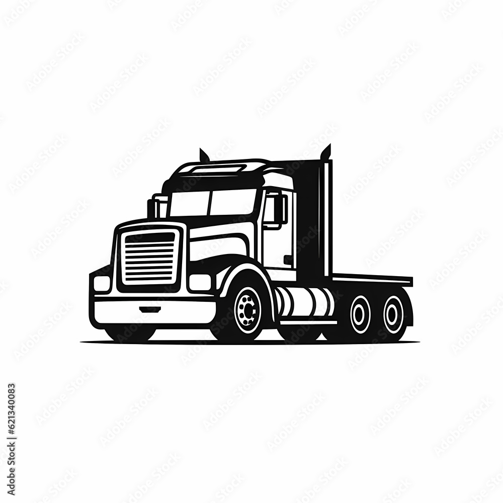 Truck Logo Illustration Design Truck Logo Illustration Design