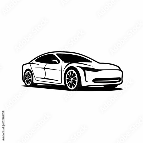 Modern Car Logo Illustration Design