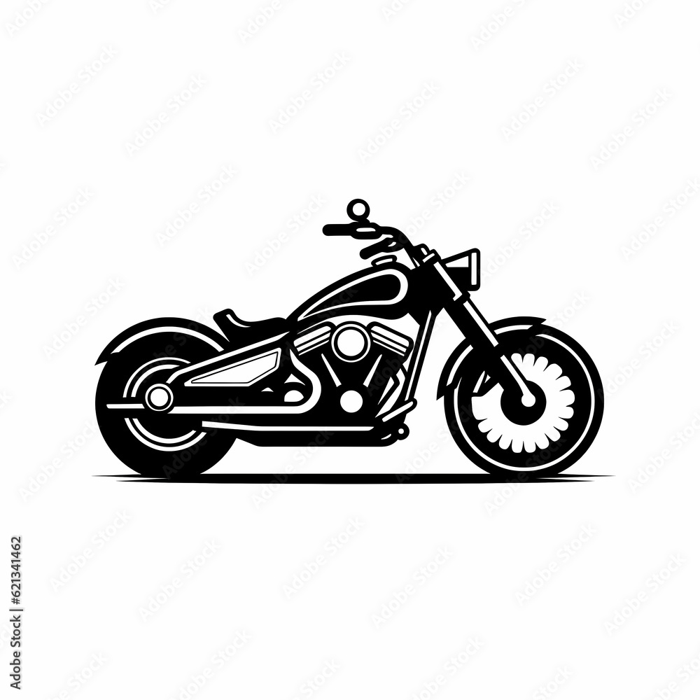 Fototapeta premium Motorcycle Logo Illustration Design