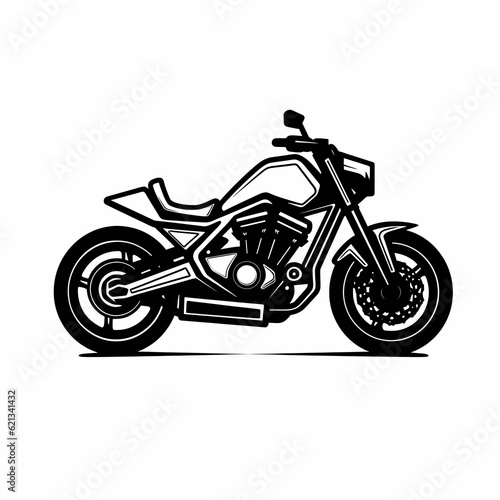 Motorcycle Logo Illustration Design © Azelia